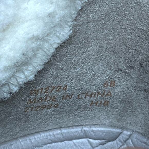 Cole Haan ZeroGrand Rust Red Suede Slip-On Fur Wool Ankle Booties Women Size 6.5 - Picture 11 of 11